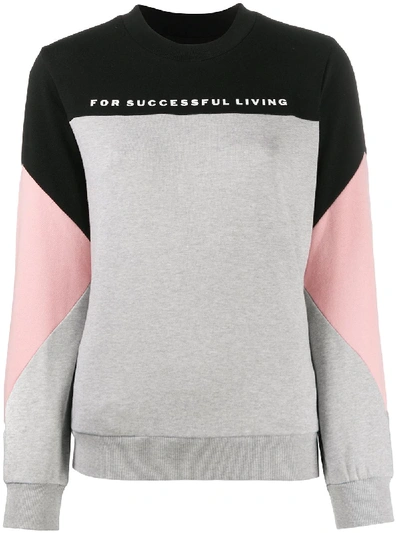 Diesel Phylosh Colour Block Sweatshirt In Grey