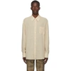 OUR LEGACY BEIGE SHEER LESS BORROWED SHIRT
