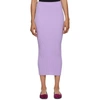 MM6 MAISON MARGIELA MM6 MAISON MARGIELA PURPLE TIGHT KNIT SKIRT