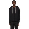 NAKED AND FAMOUS NAKED AND FAMOUS DENIM BLACK HEAVYWEIGHT TERRY ZIP HOODIE