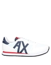 Armani Exchange Sneakers In White