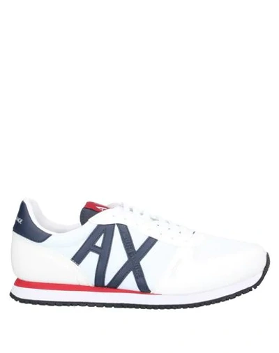 Armani Exchange Sneakers In White