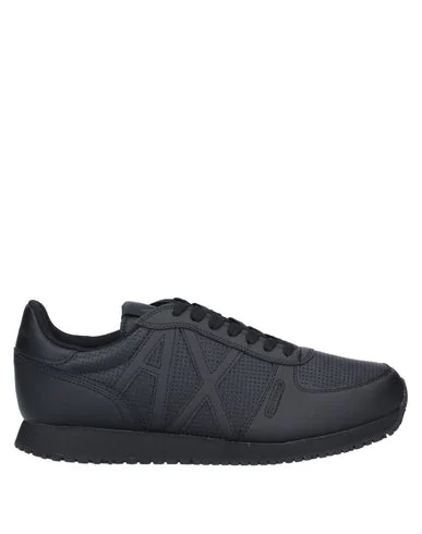 armani exchange shoes black