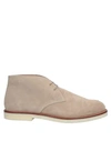 Hogan Ankle Boots In Light Brown