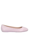 TOD'S TOD'S WOMAN BALLET FLATS LIGHT PINK SIZE 7 SOFT LEATHER,11584860VI 2
