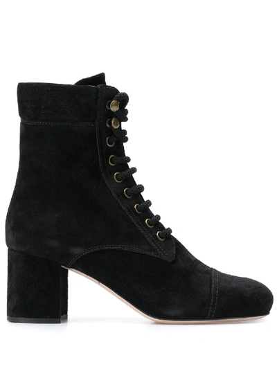 Miu Miu Stiefeletten Mit Schnürung In Schwarz