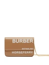 BURBERRY HORSEFERRY PRINT CHAIN STRAP CARDHOLDER