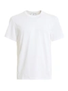 Ami Alexandre Mattiussi Logo-embroidered Cotton-jersey T-shirt In White