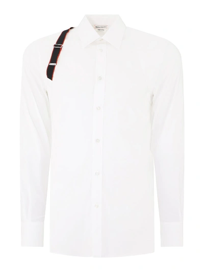Alexander Mcqueen White Organic Cotton Harness Shirt