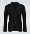 Harris Wharf London Single-breasted Virgin Wool Blazer In Black