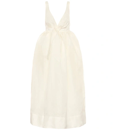 Brock Collection Bridal Rosella Silk-organza Maxi Dress In White
