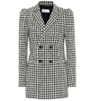RED VALENTINO GINGHAM DOUBLE-BREASTED BLAZER,P00485335