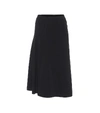 BALENCIAGA STRETCH-COTTON MIDI SKIRT,P00487620