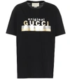 GUCCI LOGO棉质针织T恤,P00498336