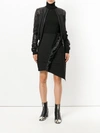 Saint Laurent Asymmetrical Wool Skirt