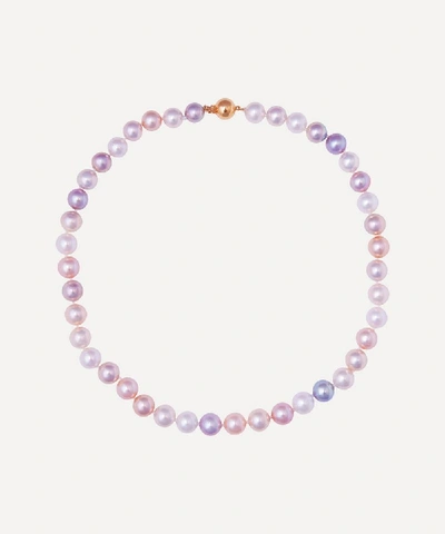 Kojis Multicoloured Pearl Necklace In Assorted