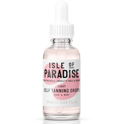 Isle Of Paradise Self-tanning Drops - Light 1.01 Fl Oz-no Color