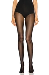 Wolford Neon 40 Glossy Tights In Black