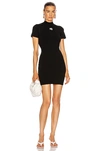 Alexander Wang T Alexander Wang Logo Print Bodycon Mini Dress In Black |  ModeSens