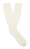 DOLCE & GABBANA CABLE-KNIT SOCKS,821753