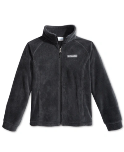 Columbia Kids' Big Girls Benton Springs Fleece Jacket In Black