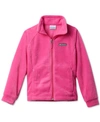 Columbia Big Girls Benton Springs Fleece Jacket In Pink Ice