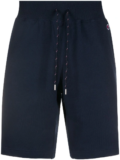 Champion Embroidered Logo Track Shorts In Blue