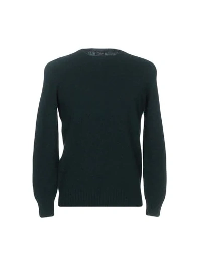 Drumohr Sweaters In Dark Green