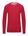 Paolo Pecora Sweaters In Red