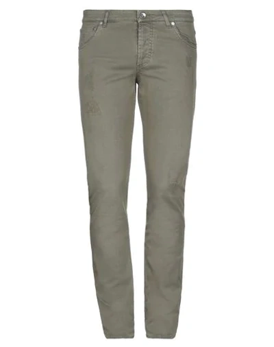 Brunello Cucinelli Men's Bull Denim 5-pocket Jeans In Khaki