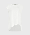 Allsaints Sanza Oversize T-shirt In White