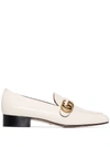 Gucci Women's Loafer With Double G In Mystic White