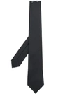 GIVENCHY EMBROIDERED-LOGO SILK TIE