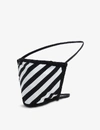 OFF-WHITE STRIPED COTTON FACE COVERING,R03626483