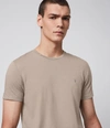 Allsaints Mens Tonic Crew T-shirt In Shale Brown