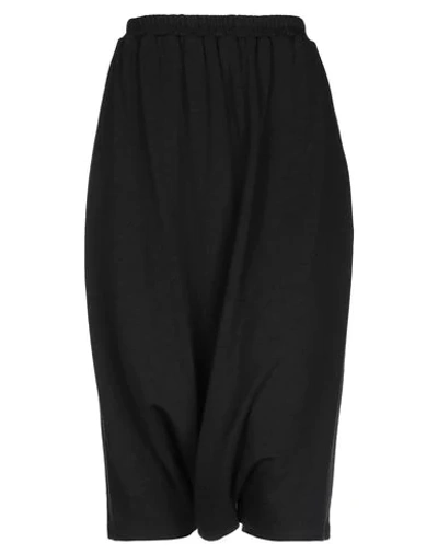 Y-3 Cropped Pants & Culottes In Black