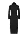 Elisabetta Franchi Midi Dresses In Black