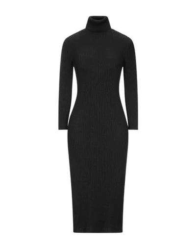 Elisabetta Franchi Midi Dresses In Black