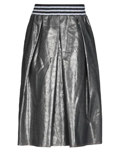 Jijil Denim Skirts In Grey