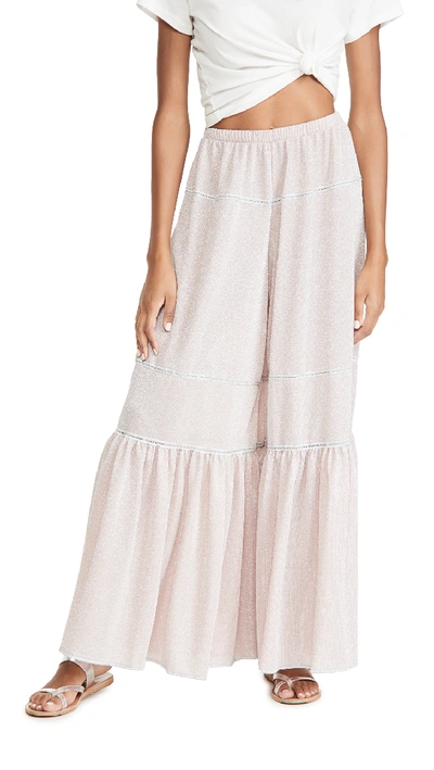 Chio Wide Leg Pants In Blush