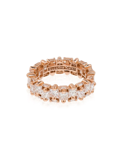 Suzanne Kalan 18kt Rose Gold Diamond Eternity Ring