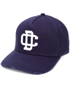 Dsquared2 Logo-embroidered Cap In Blue
