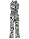 ANDREA MARQUES SLEEVELESS PRINTED JUMPSUIT