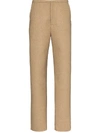 TOTÊME ALAIOR SLIM-LEG WOOL TROUSERS