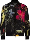 ALEXANDER MCQUEEN FLORAL PRINT BOMBER JACKET