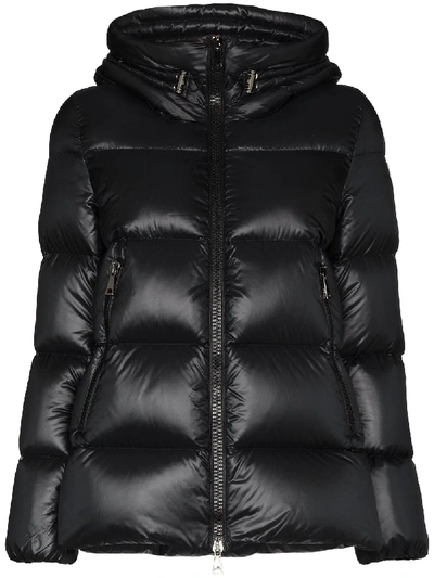 Moncler Seritte High Neck Puffer Jacket In Blue