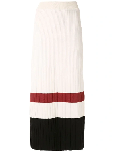 Alcaçuz Knit Pequim Maxi Skirt In Neutrals