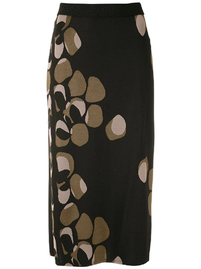 Alcaçuz Ravie Midi Skirt In Black