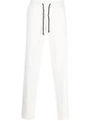 Brunello Cucinelli Ribbed Track Pants In White