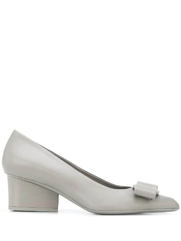 salvatore ferragamo heels with bow
